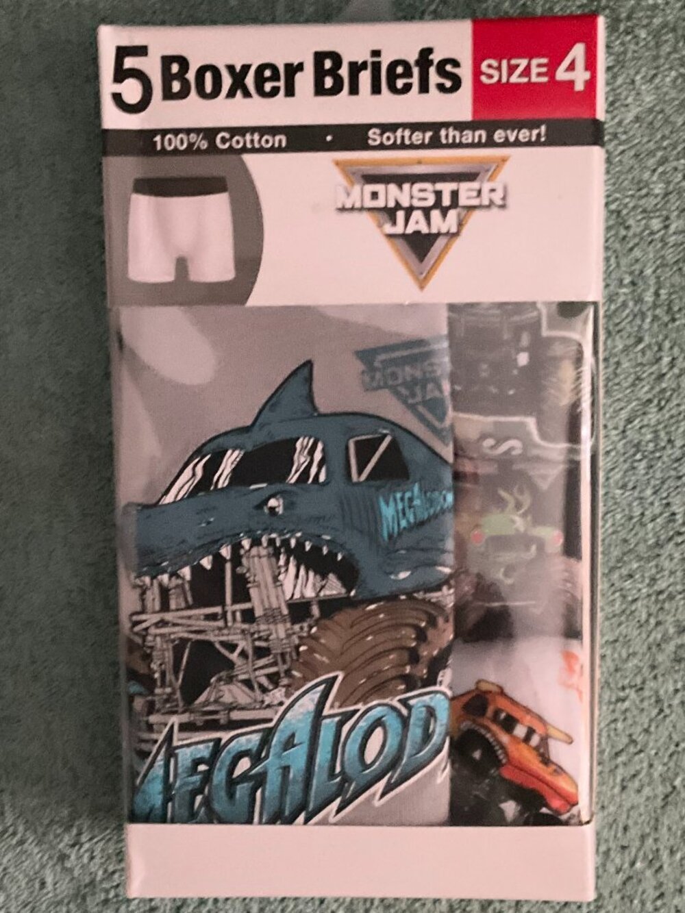 Boy's Monster Jam Boxer Briefs